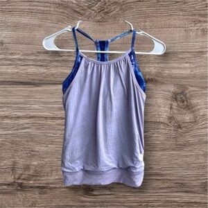 NWT Ivivva Lululemon Girls Tank Top Built in Bra Sz 12